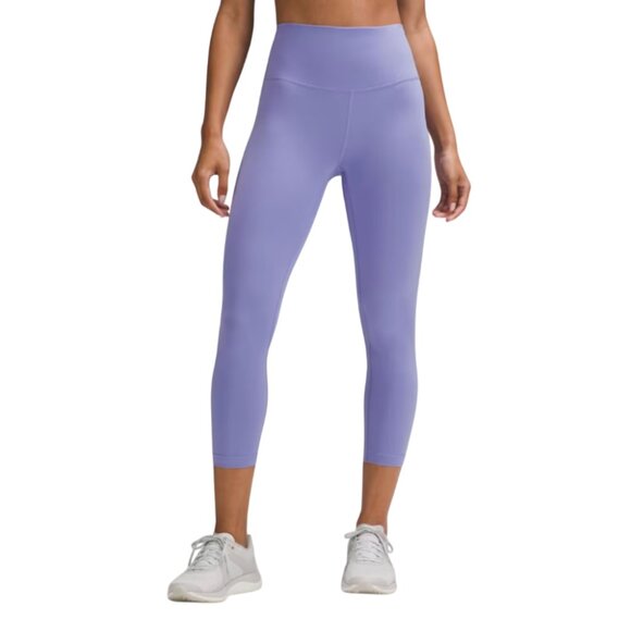 Lululemon Wunder Train High Rise Leggings Womens 4 Purple 23" Inseam Crop Tight - Picture 1 of 9